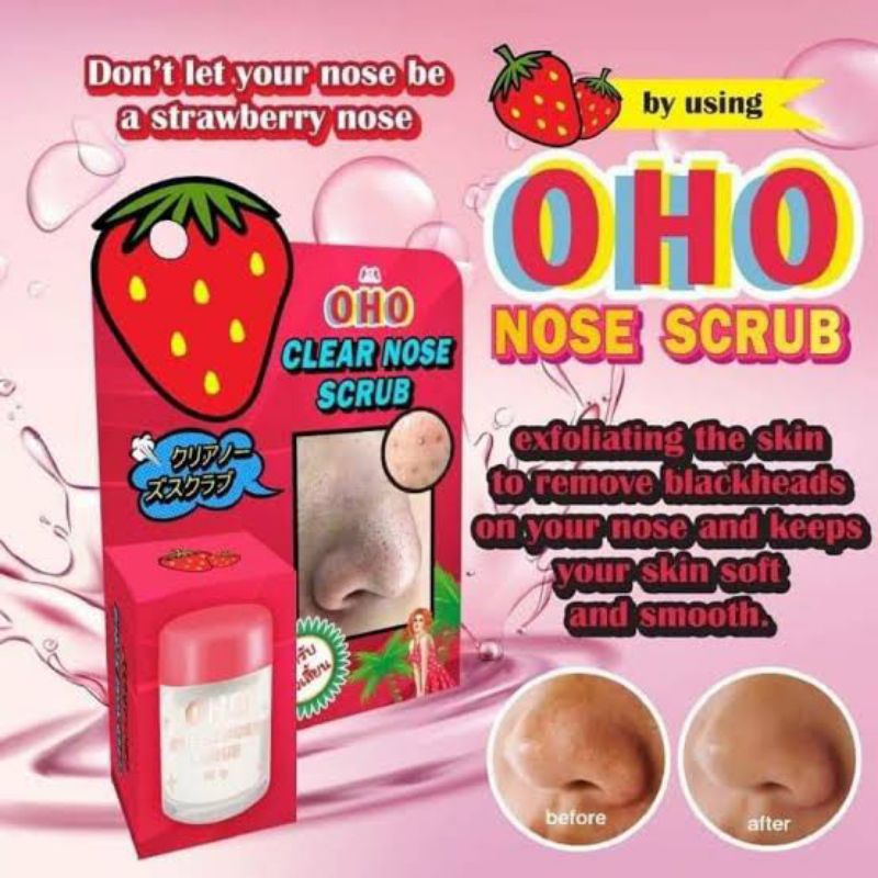 Oho Clear Nose Scrub Pembersih Komedo