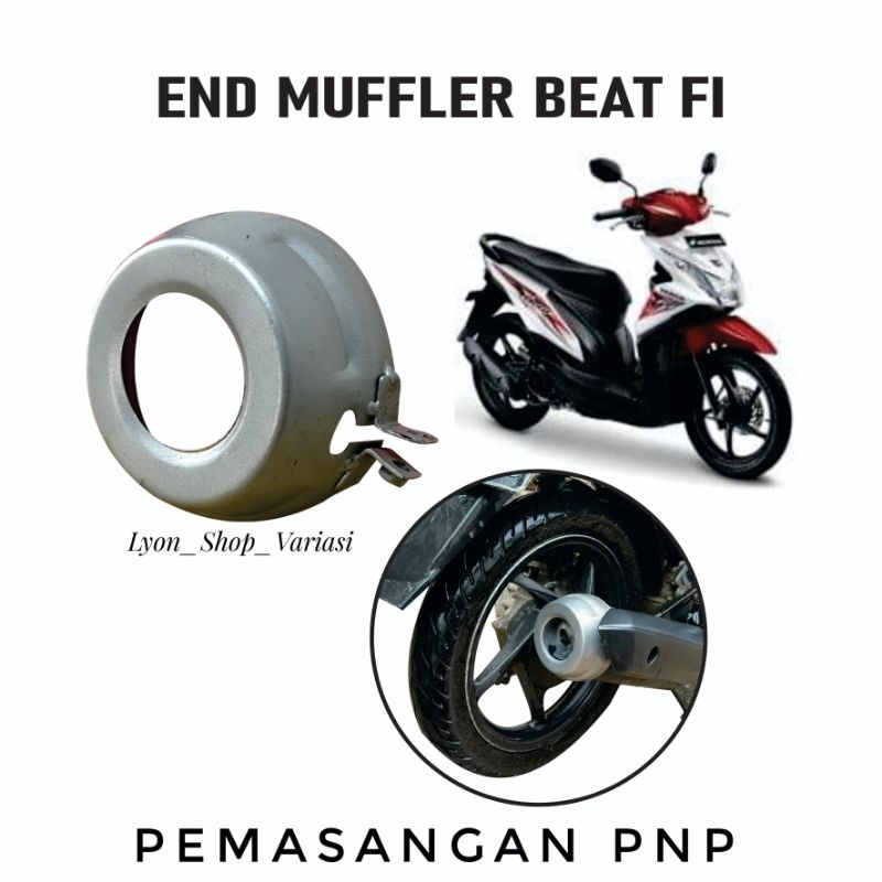 End Muffler Corong Knalpot Beat Fi New Esp Beat Karbu Beat Street
