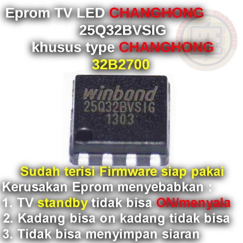 Ic Eprom Firmware TV CHANGHONG 32B2700