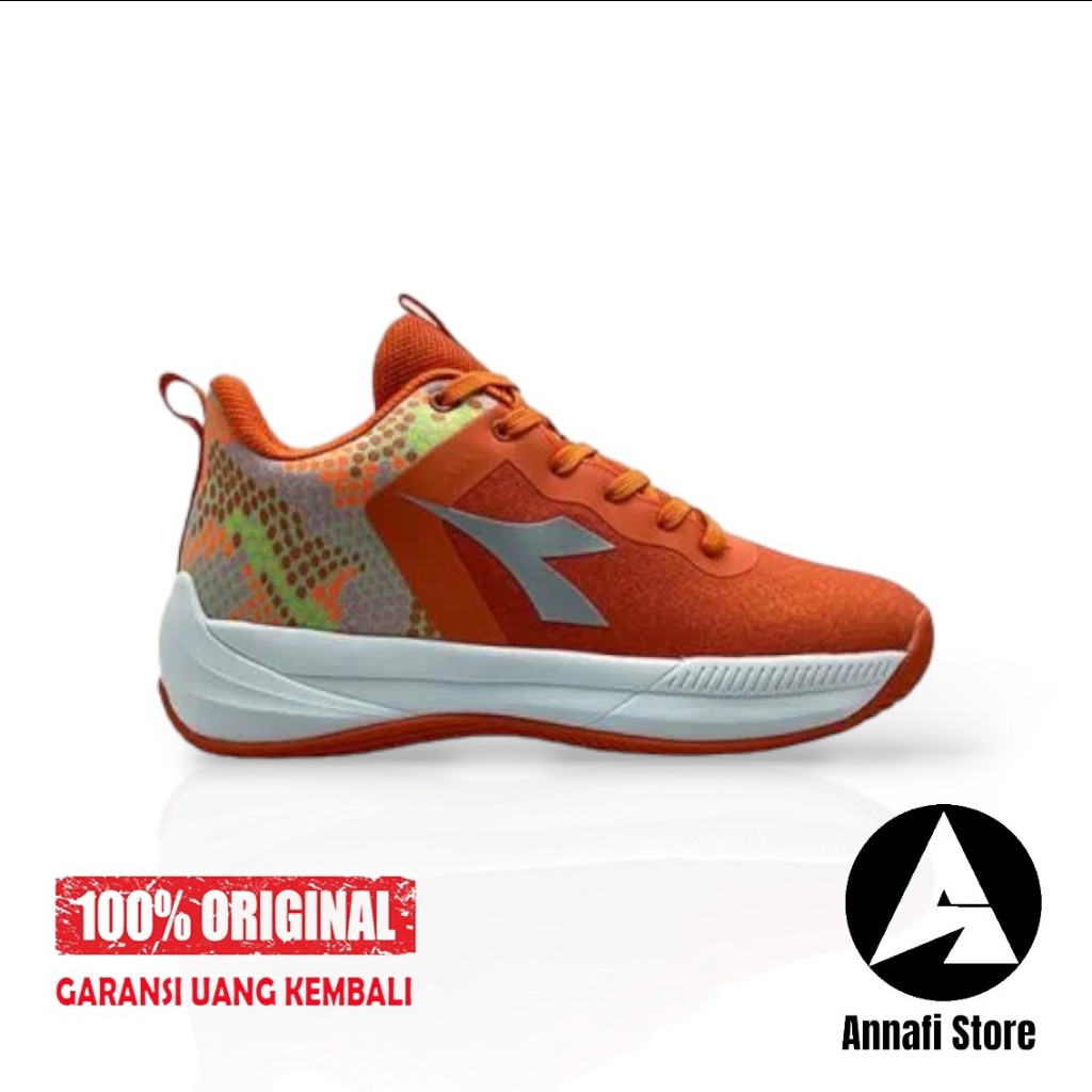 SEPATU BASKET PRIA DIADORA HOOP DIAKB230701O - ORANGE