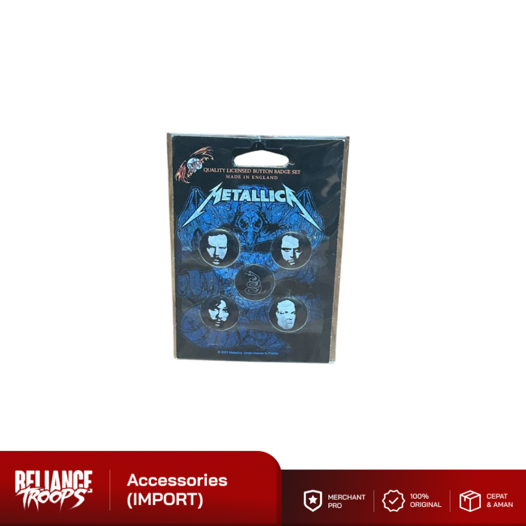 Pin Button Pack | Metallica (01)