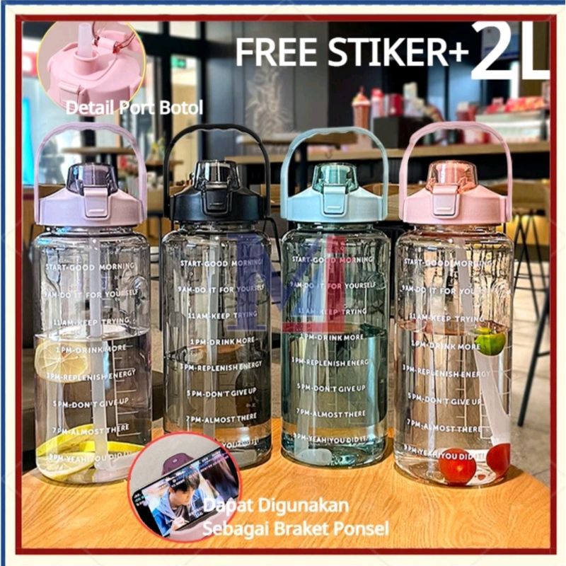 Botol Minum 2 Liter Viral / Botol Minum Transparan
