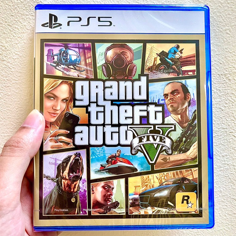 ART P74X Grand Theft Auto V Ps5 Original Sony Playstation Kaset Ps5 GTA 5 Ps 5 Game Gta5 gtav auto5 