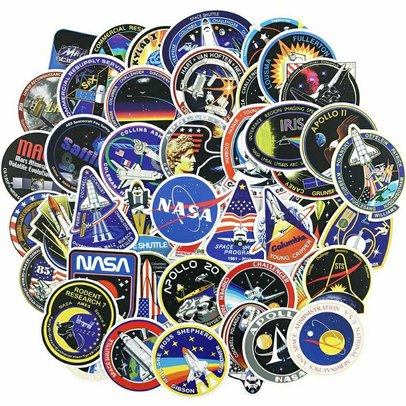 

Stiker Cutting NASA Vinyl Stiker Tumbler|Stiker Laptop|Stiker Hp|Stiker Koper|Stiker Anti Air