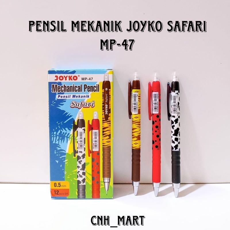 

Pensil Mekanik Joyko MP-47 Safari - Pensil Mekanik Joyko 0.5 MM - Harga Promo - Harga 1 Pcs