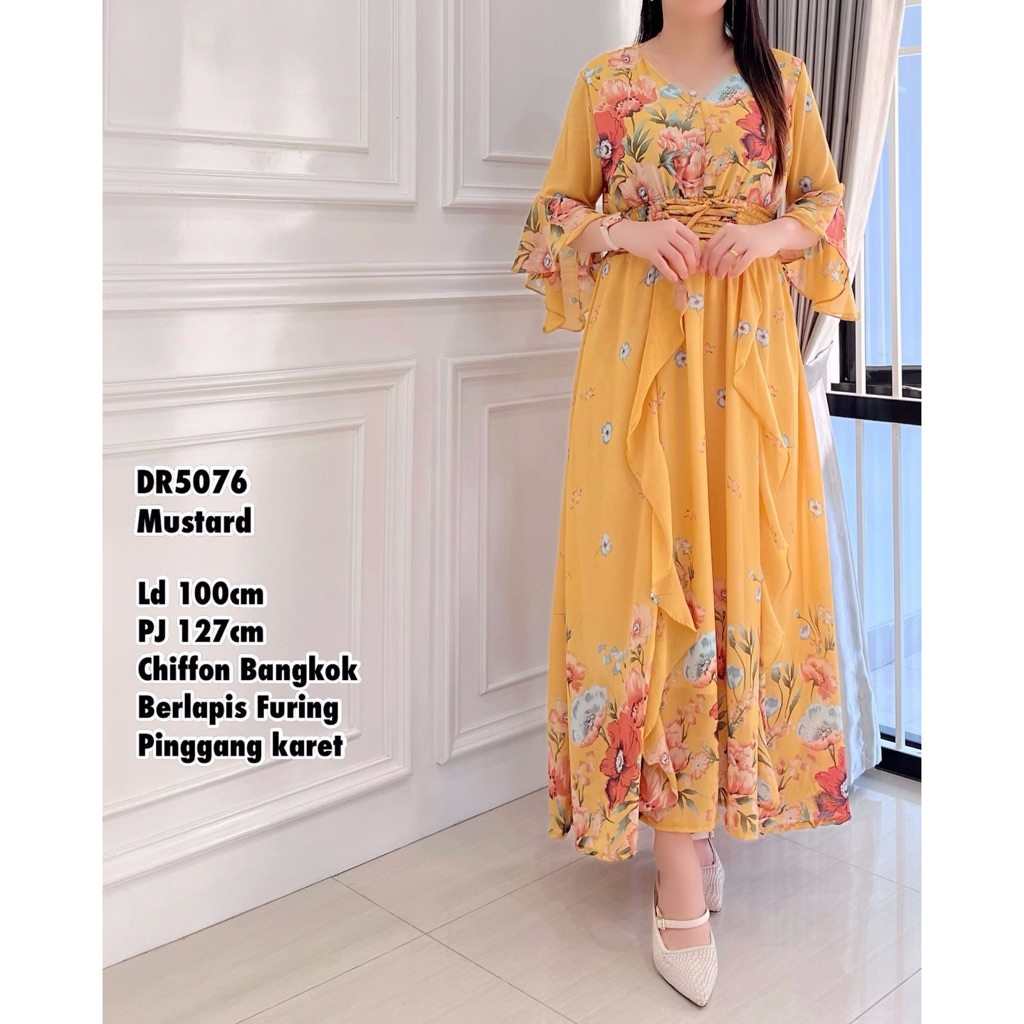 DR5076 Dress Chiffon Bangkok