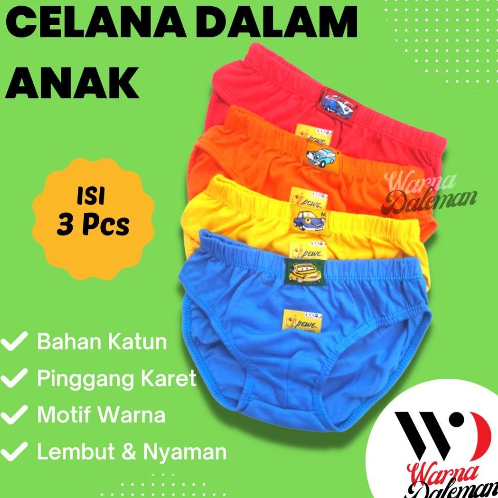Celana Dalam Anak Cowok  Cewek Warna usia 21 Tahun  Sempak anak cowok  Cd Anak  Cd anak laki  Cd ana