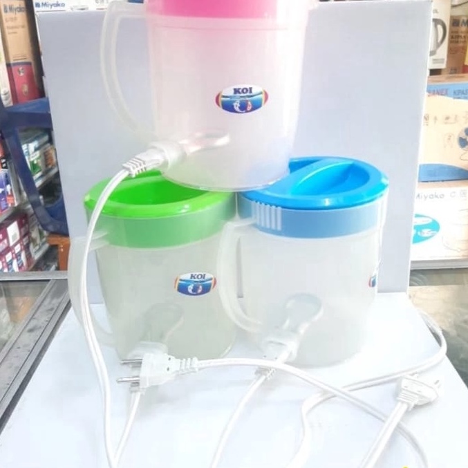 TEKO LISTRIK  TEKO PEMANAS AIR PLASTIK 1 LITER MURAH WARNA RANDOM  Dijual
