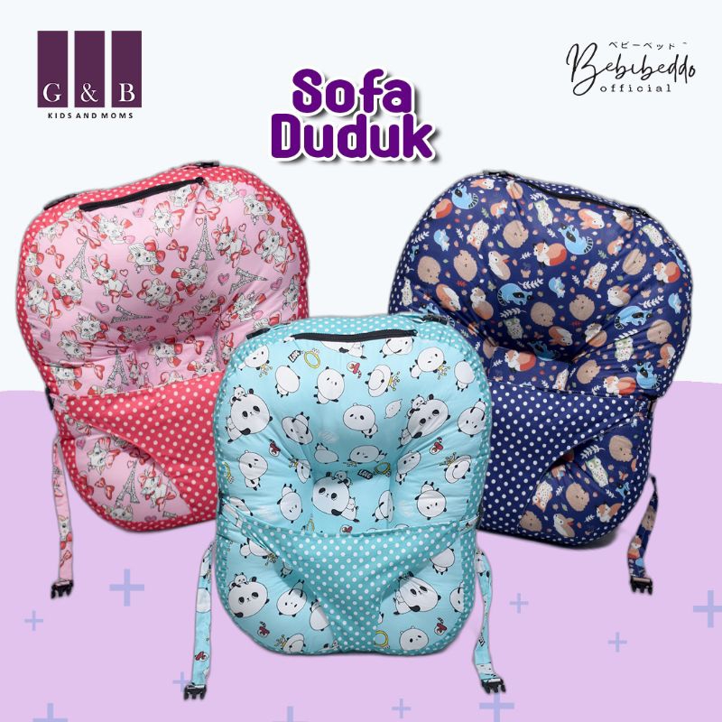 [FREE PACKING TAS SERUT] Sofa Bayi  Duduk Jumbo Multifungsi Kasur bayi Dengan Gesper Sabuk Pengaman 