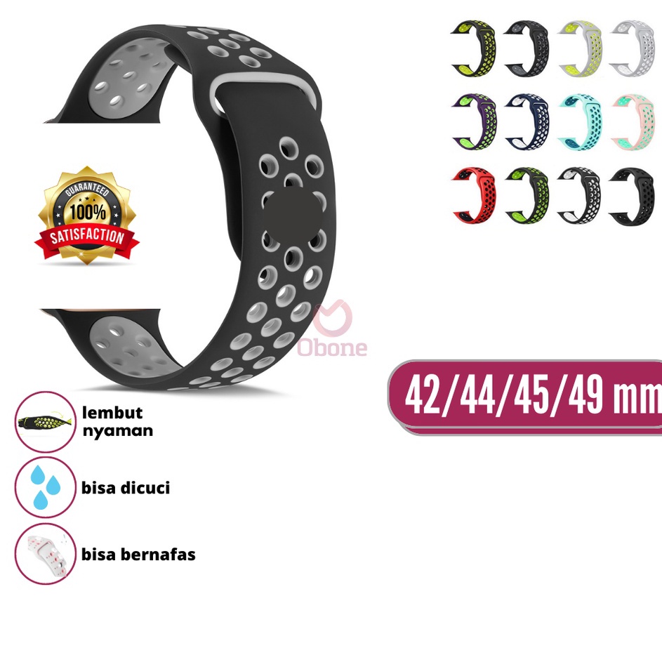 SgE Strap untuk iwatch T5 T55 T5plus S2 IWO HW22 strap iwatch Tali Jamtangan smartwatch 42mm 44mm 45