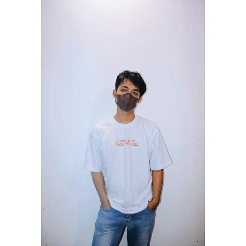 CATZ T-Shirt Oversize Kucing Oren PamanGuber Unisex - Pria & Wanita