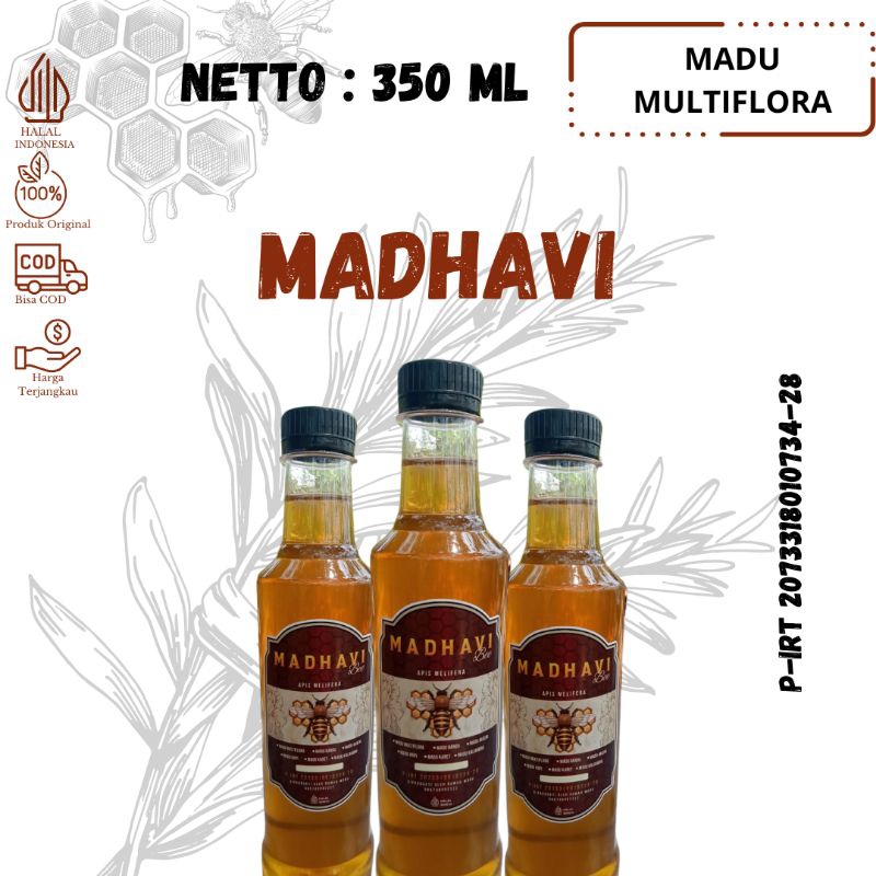 

MADU MULTIFLORA 350ML // MADU MADHAVI