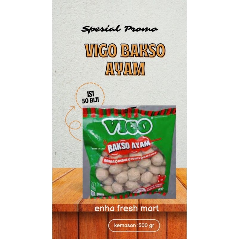 

Vigo Bakso Ayam 500 gr