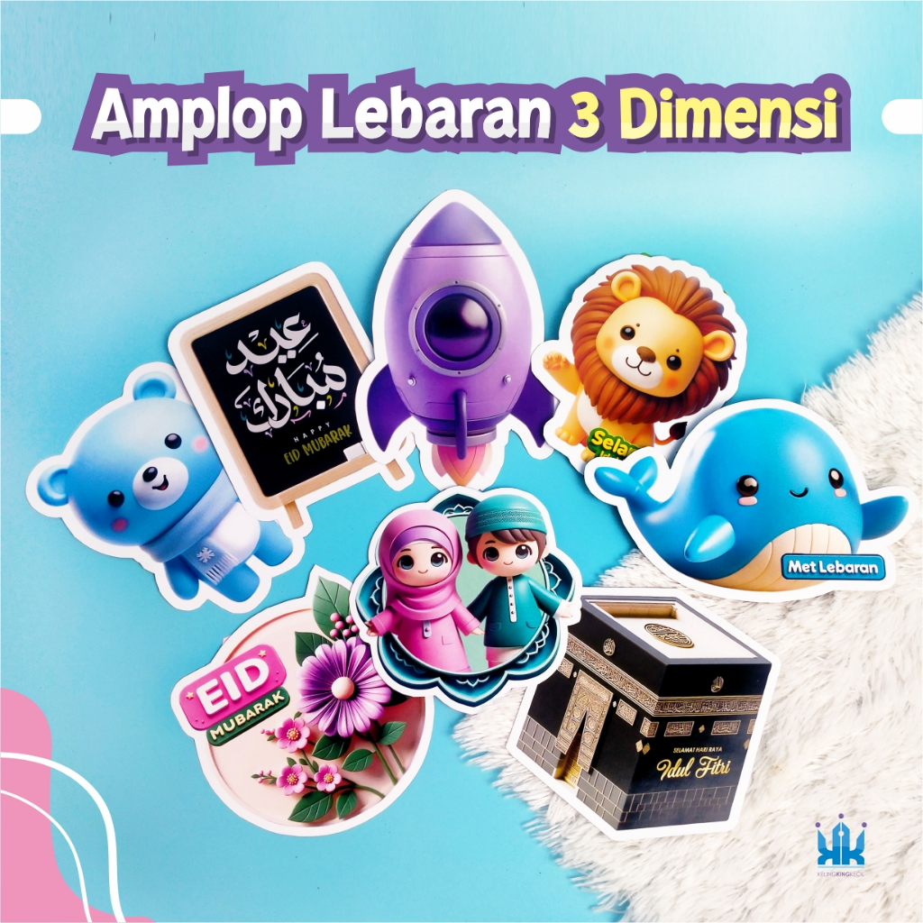 

Amplop 3 Dimensi Animasi 3D Lebaran