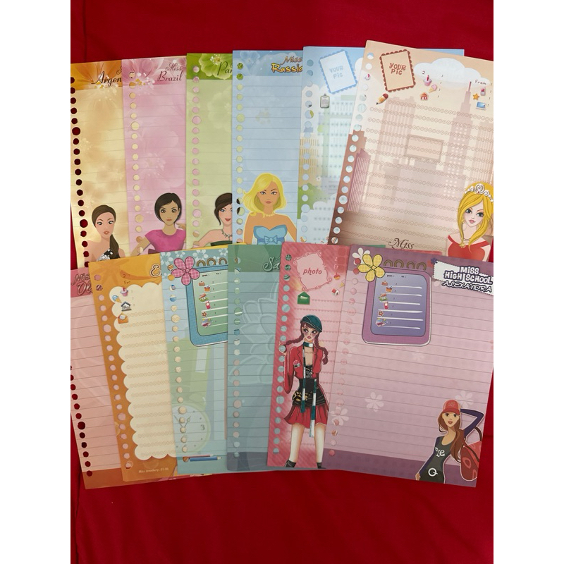 

[MIN 5 PCS BISA MIX] kertas binder harvest miss universe a5