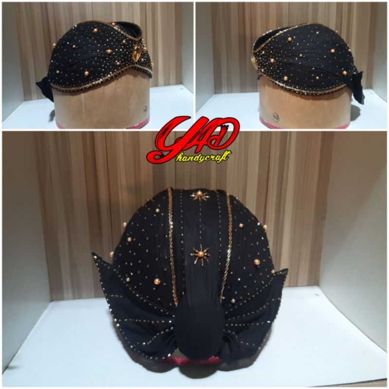 BLANGKON JOGJA HITAM PAYET