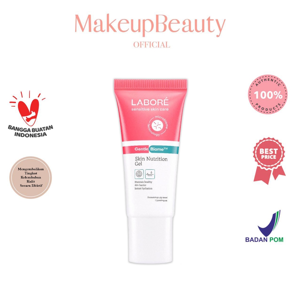 LABORE GentleBiome Skin Nutrition Gel 50ml - Gel Pelembab Kulit Sensitif