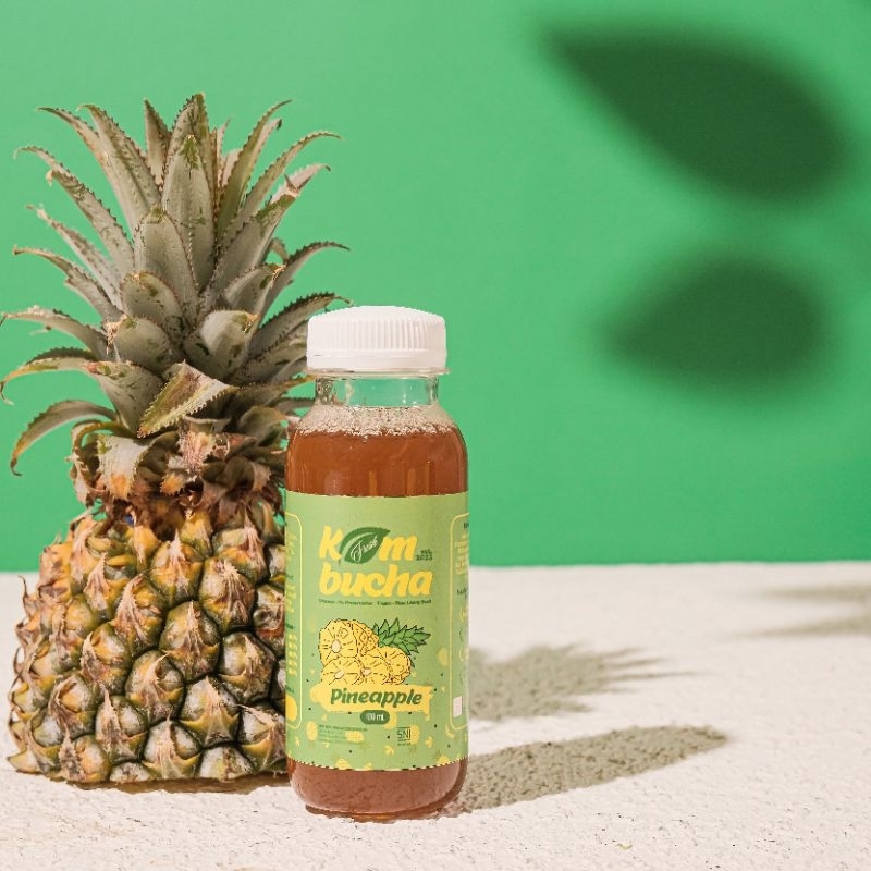 

Fresh Kombucha Pineapple 100ml (Buah Nanas)