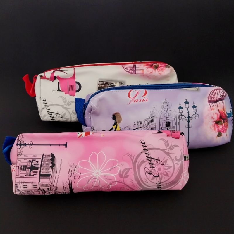 

(1 pcs) Pencil Case / Kotak Pensil Kain Paris