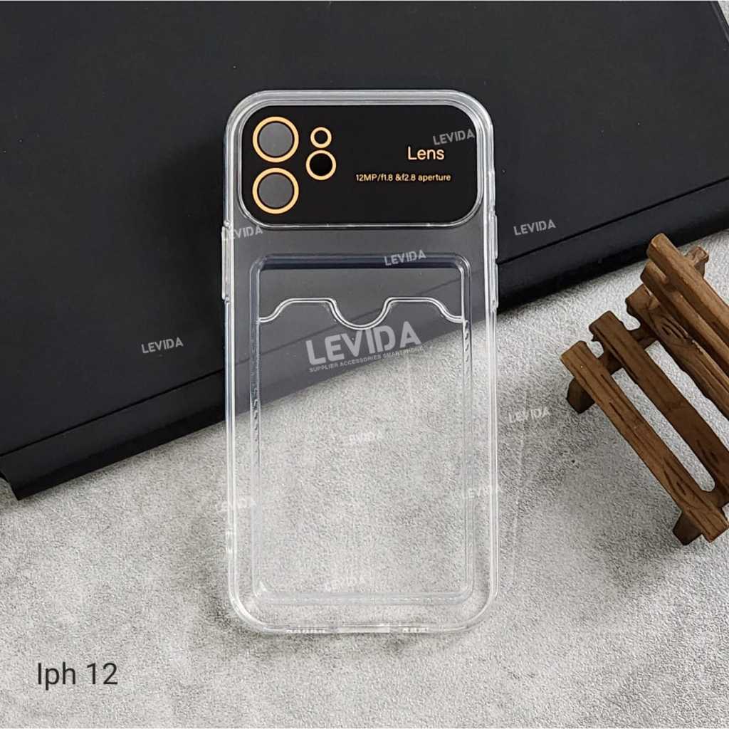 Case Slot Kartu / Card Case Bening Big Lens Iphone 12 Iphone 12 Pro Iphone 12 Pro Max