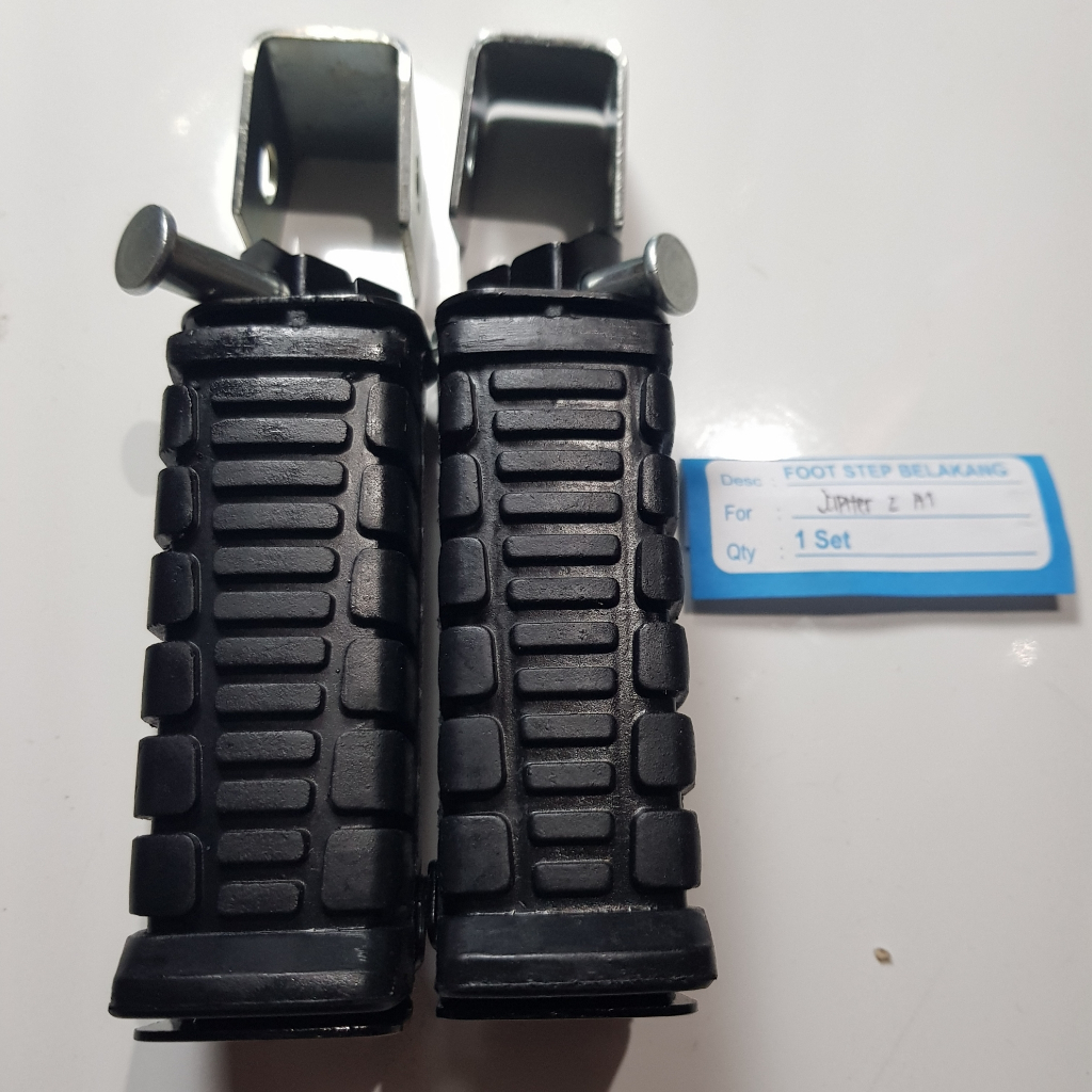 Karet Footstep Rubber Step Pustep Belakang Biasa Jupiter Z Vega Mio Sporty  + Plat Biasa