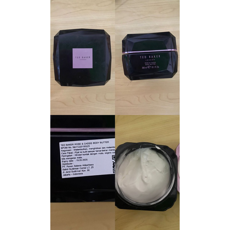 Jual preloved tedbaker rose & cassis body butter hand body handbody bodylotion body lotion bodybutte