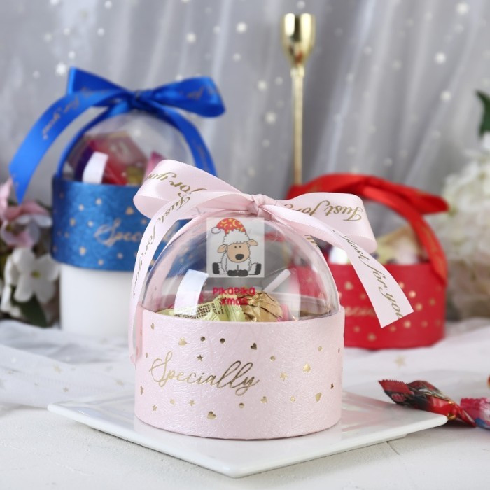 

Akrilik Hampers Box kemasan hadiah bunga candy acrylic ball / bola
