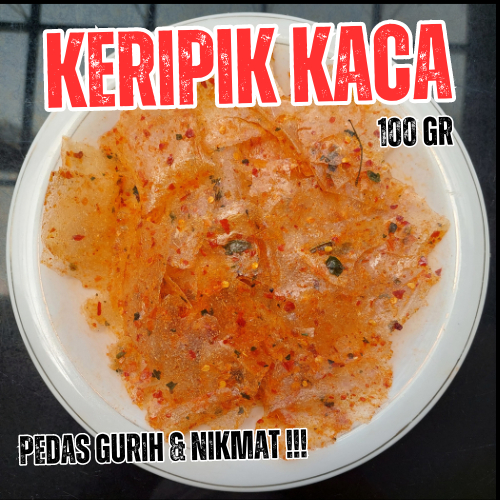 

Keripik Kaca Pedas / Kripca isi 100 gram