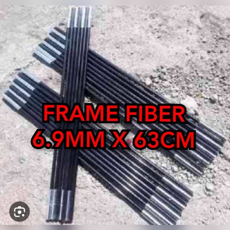 FRAME FIBER TENDA SPEEDS FIBER 6.9x63 CM/ TIANG TENDA / RANGKA TENDA TENDAKI EASY DOME 2 / EASY DOME