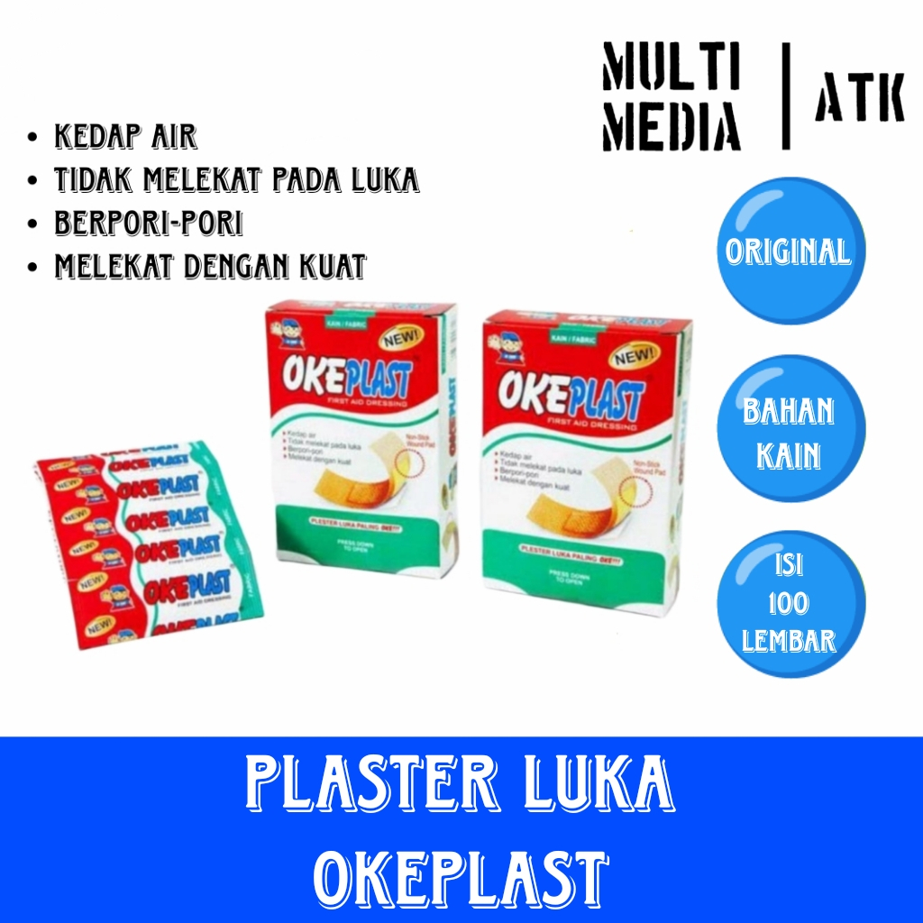 OKEPLAST / PLESTER OKEPLAST ISI 100 PCS