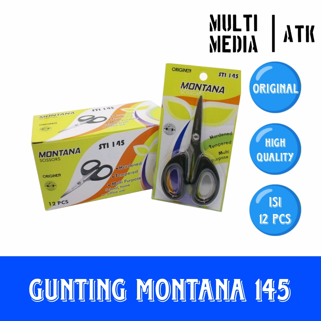 

GUNTING MONTANA STI 145 UKURAN KECIL 1 LUSIN MURAH