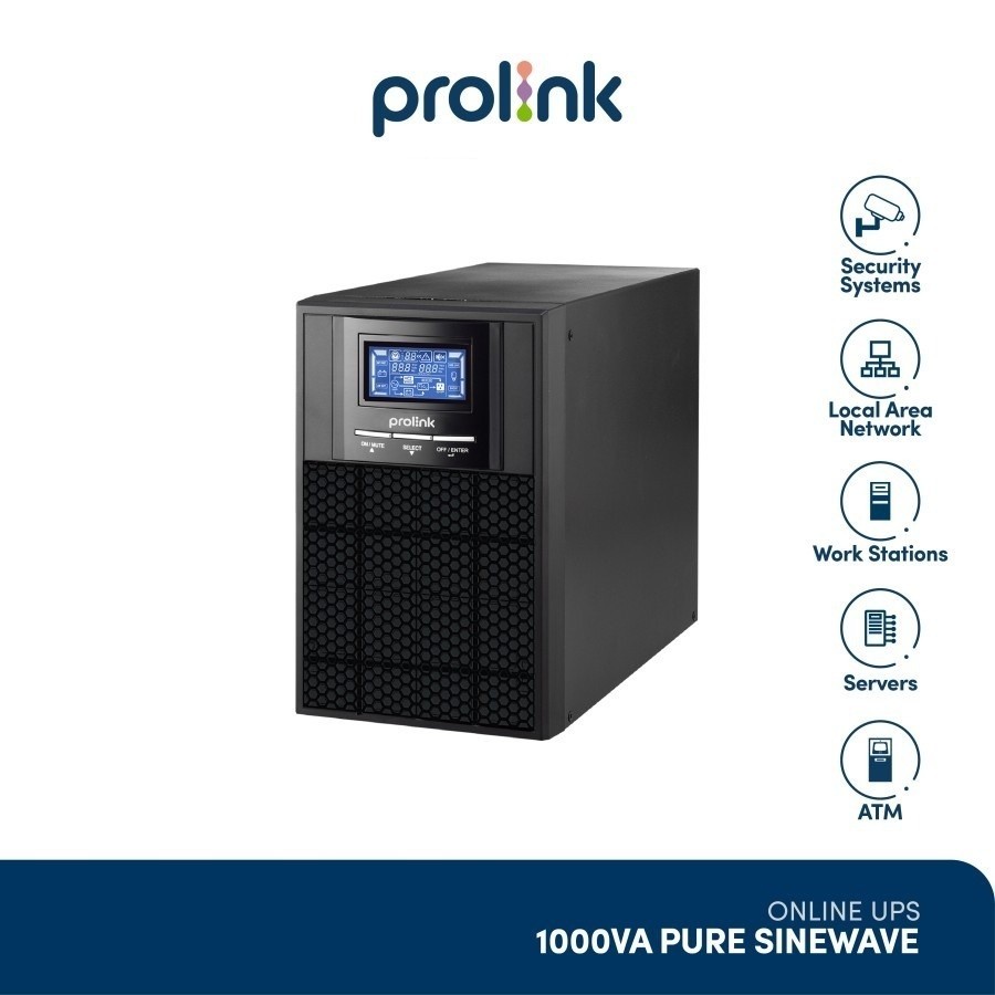 UPS Prolink PRO901ES PURE Sinewave 1000VA 900 Watt Stabilizer - Prolink