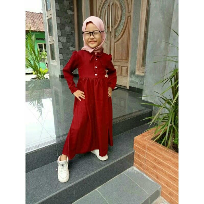Gamis anak savana