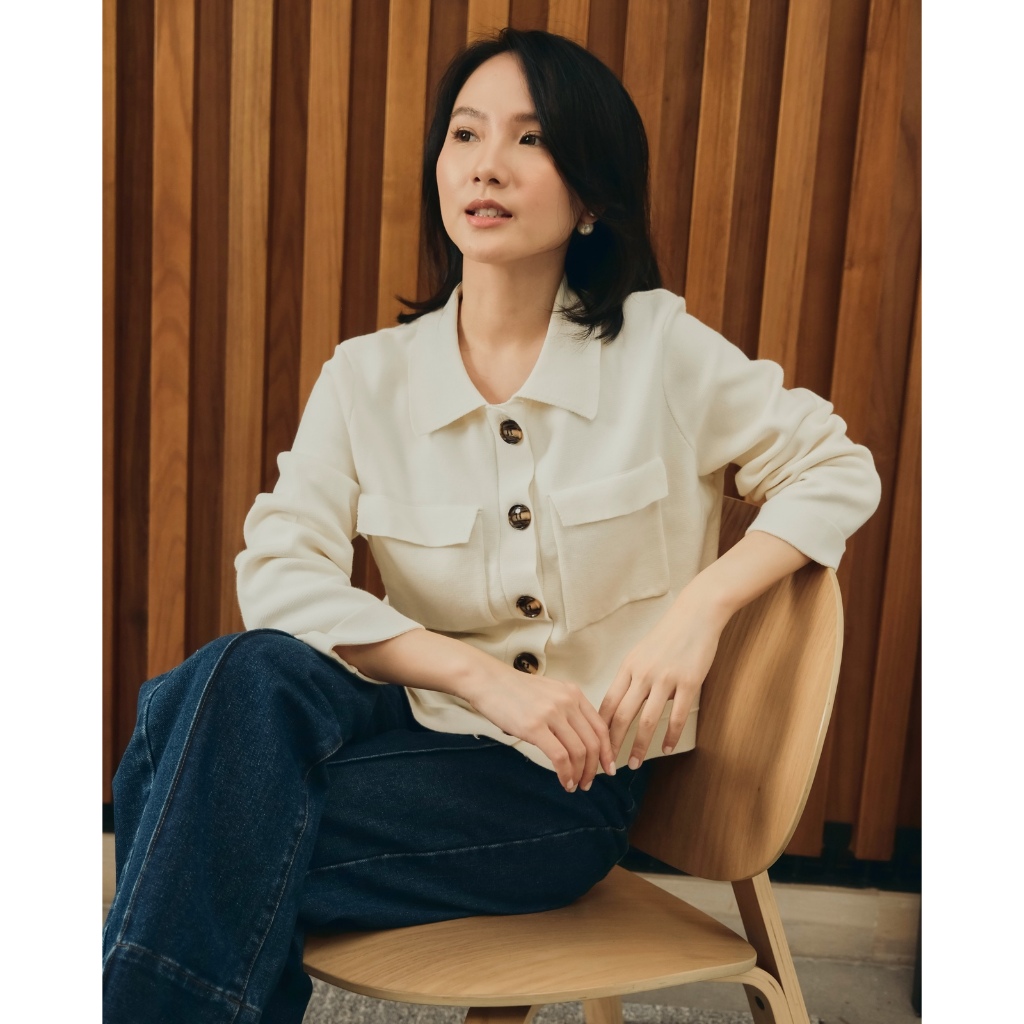 Posh The Label - Coleen Cardigan - White