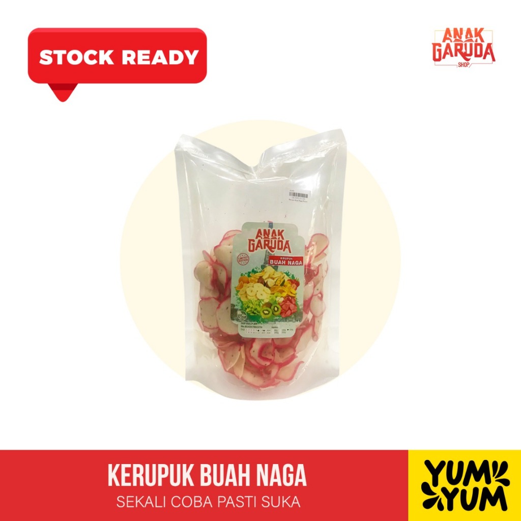 

Kerupuk Buah Naga Siap Makan / Keripik Buah Naga 150gr