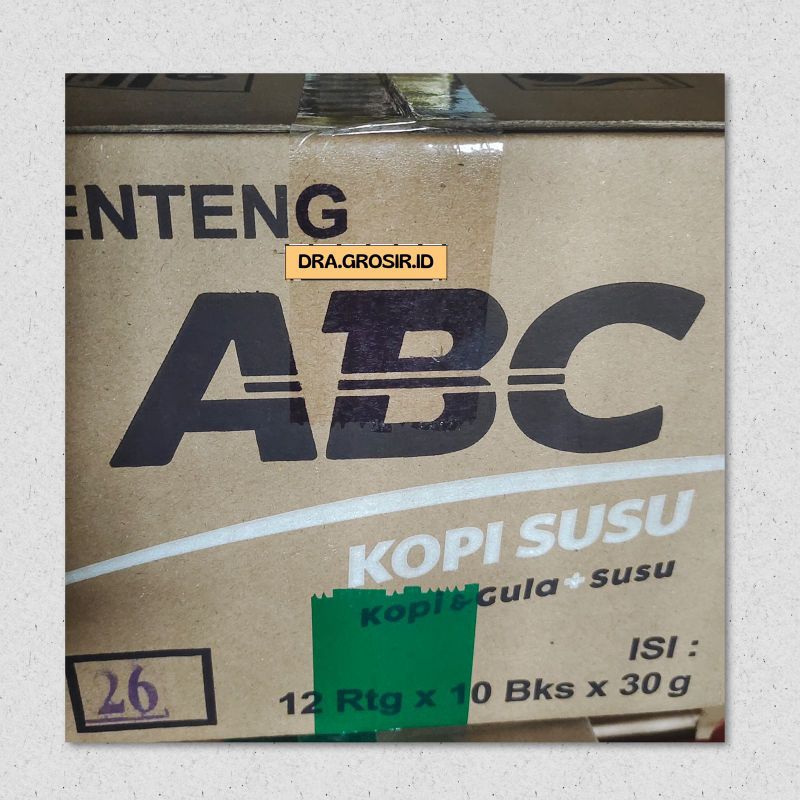 

ABC KOPI SUSU 30g Satu Dus isi 120sachet (12renceng)