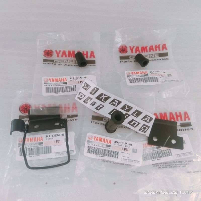 KARET DUDUKAN BREKET LAMPU DEPAN RX KING NEW PEREDAM SCORPIO ORI