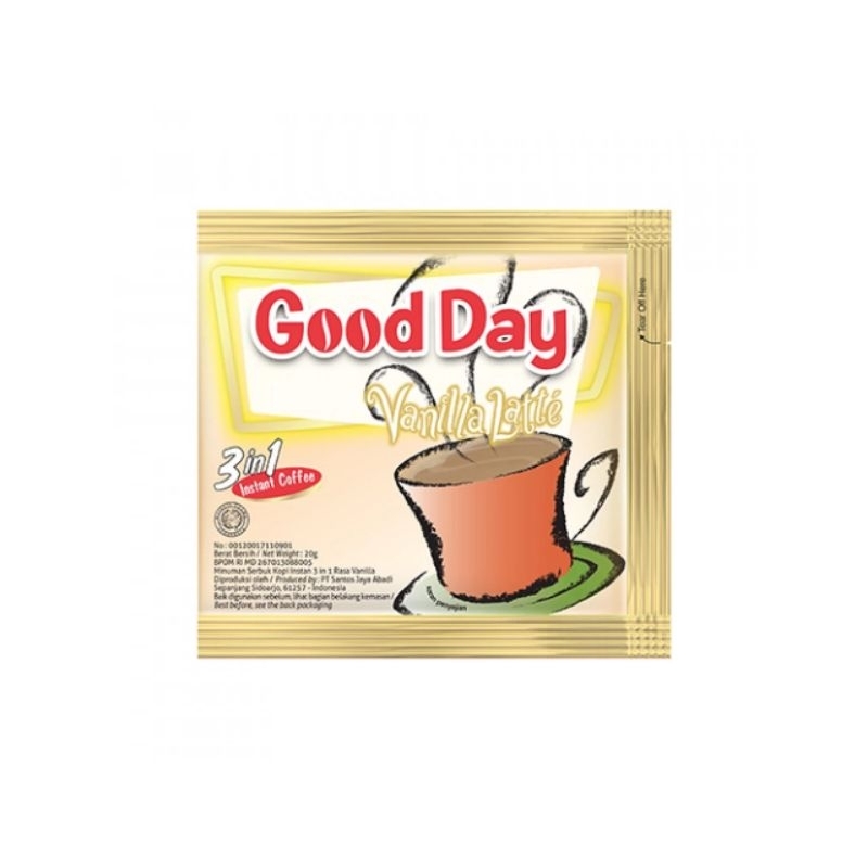 

Good Day 3in1 Vannila Latte Sachet M96