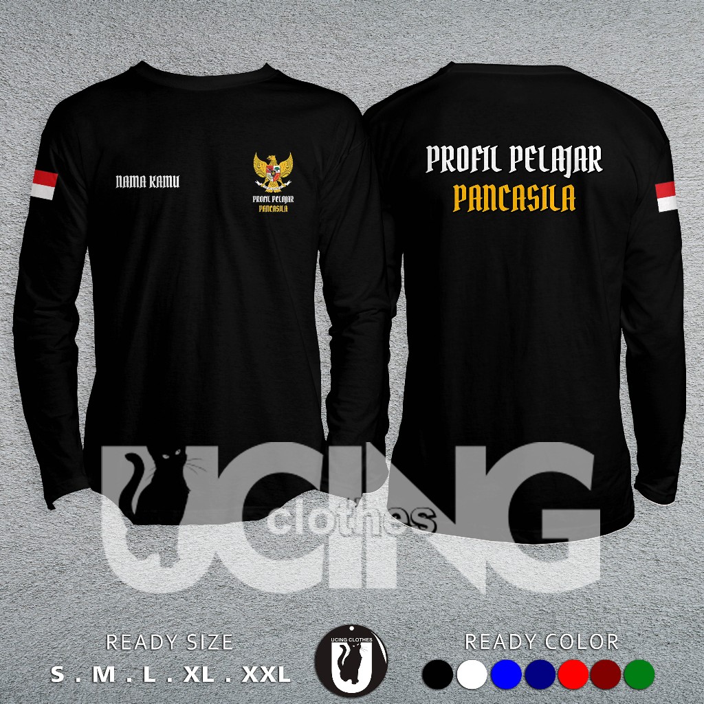 Kaos Baju Profil Pelajar Pancasila Lengan Panjang Kaos Distro