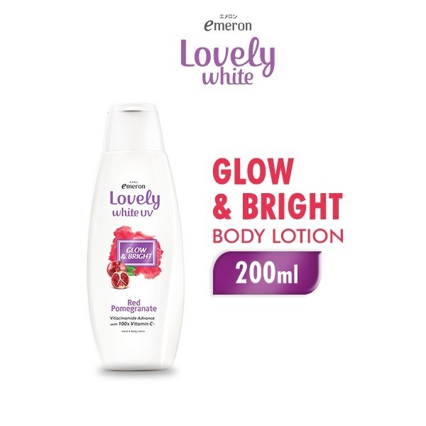 Emeron Lovely White Hand & Body Lotion UV Glow & Bright 200 ml