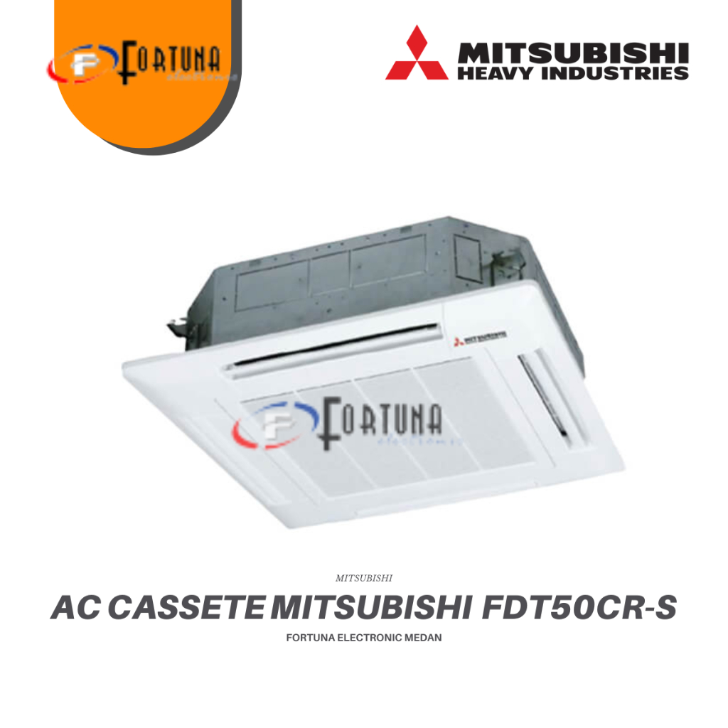 AC MITSUBISHI FDT50CNV AC CASSETTE 2 PK MEDAN FREE ONGKIR