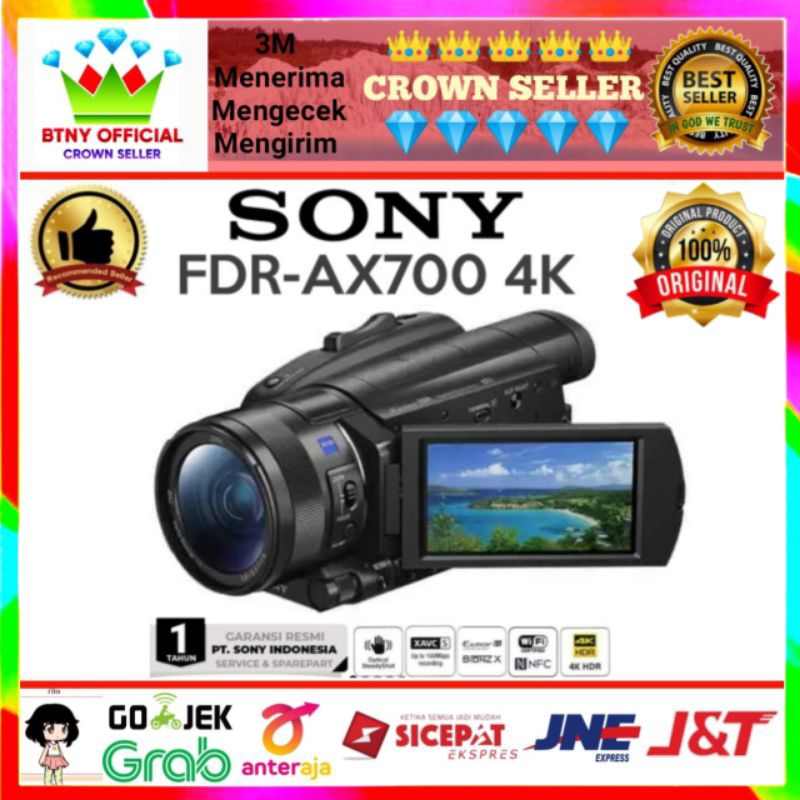 Sony Fdr-Ax700 4k Hdr Camcorder / Fdr Ax700/ Handycam Sony FDR AX700