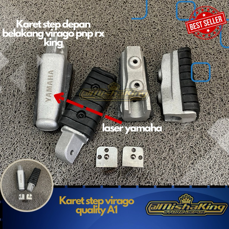 Karet foot step depan belakang virago pnp rx king bjb