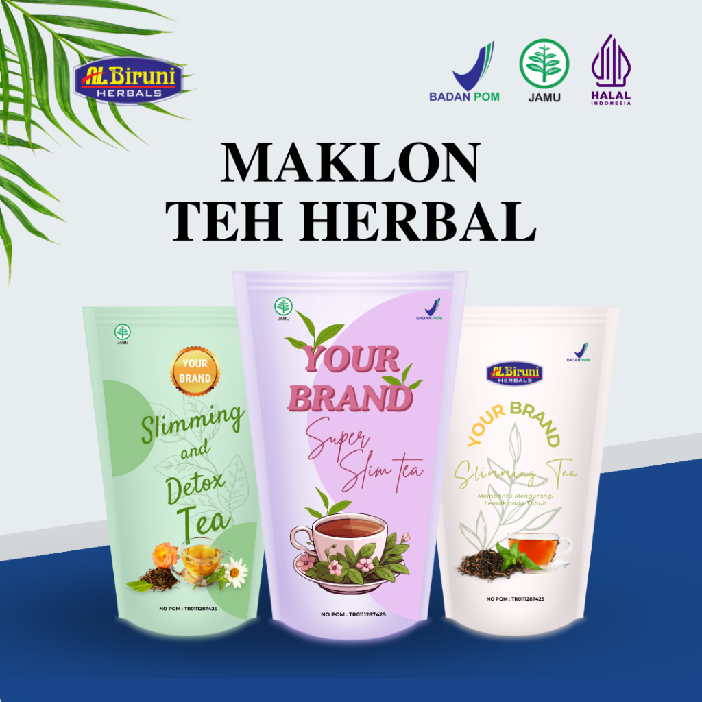 Pabrik Jasa Maklon Teh Pelangsing Herbals Alami CV. Albiruni