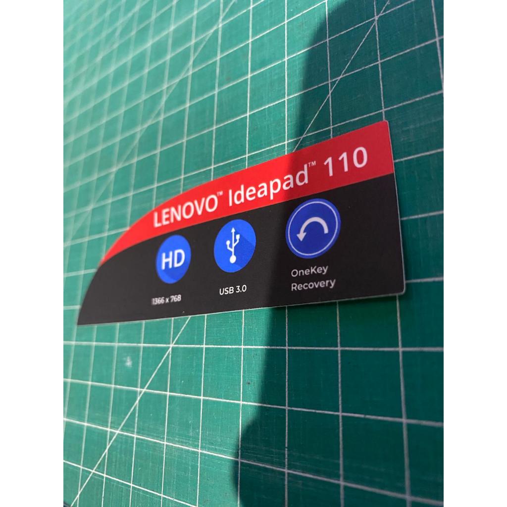 Stiker Spesifikasi Laptop Lenovo Ideapad 110