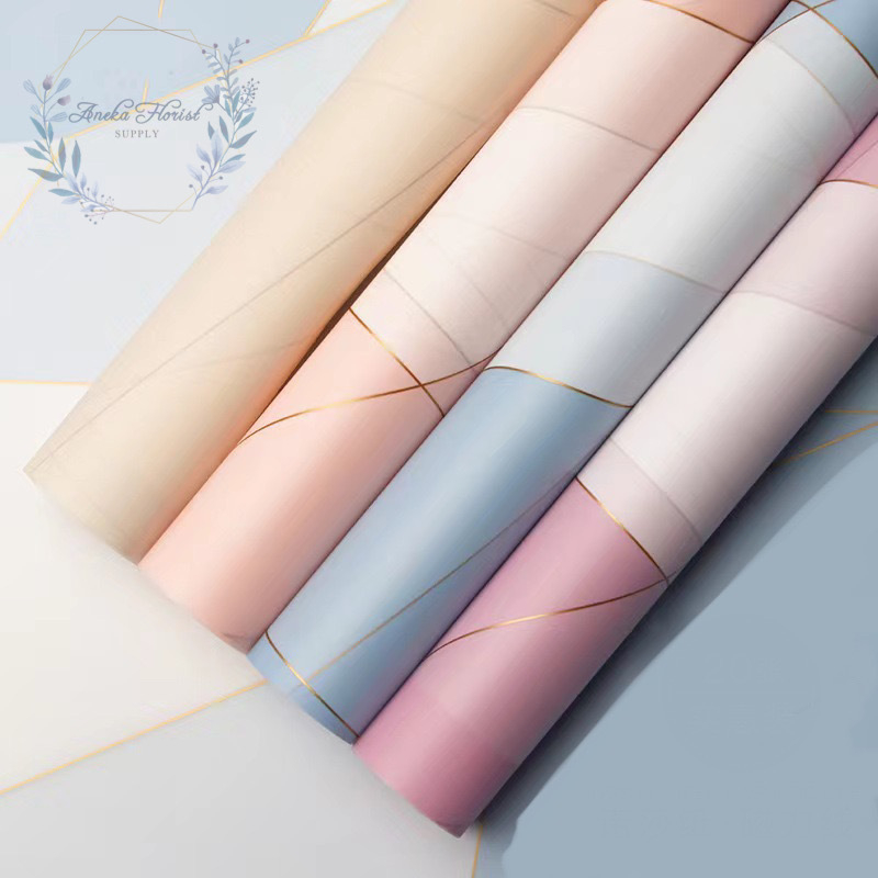 

ANEKAFLORIST - (5 LEMBAR) KERTAS WRAPPING FLOWER PAPER GARIS ABSTARK - CROSS LINE PATTERN - AF029