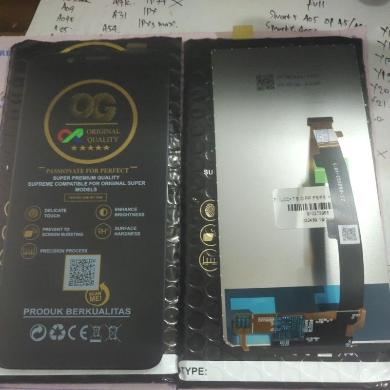 OPPO F5/F5 YOUTH INCELL LCD TOUCHSCREEN FULLSET