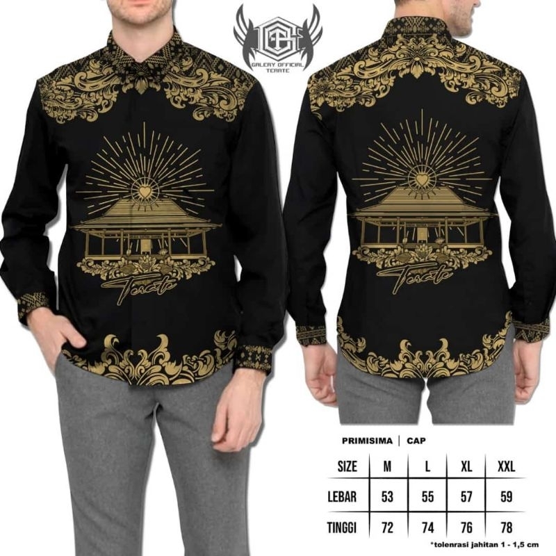 KEMEJA BATIK PSHT PADEPOKAN KEMEJA BATIK SH TERATE KEMEJA PSHT KEKINIAN KEMEJA PRIA