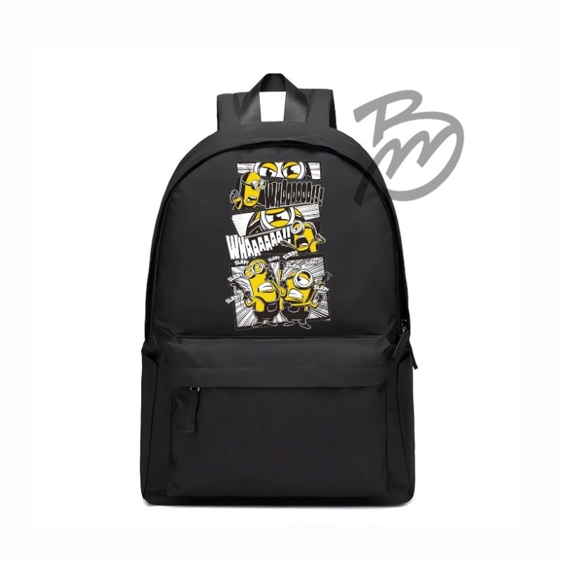 tas ransel anak sekolah pria/wanita SD, SMP, SMA Minions premium Exlusive