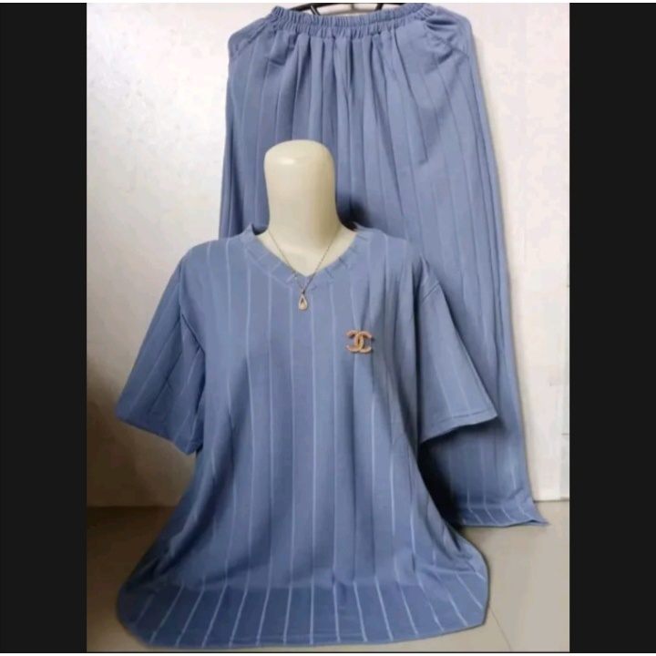 one set andin setelan wanita terbaru/baju wanita model Setelan ANDIN Terbaru Setelan polos|